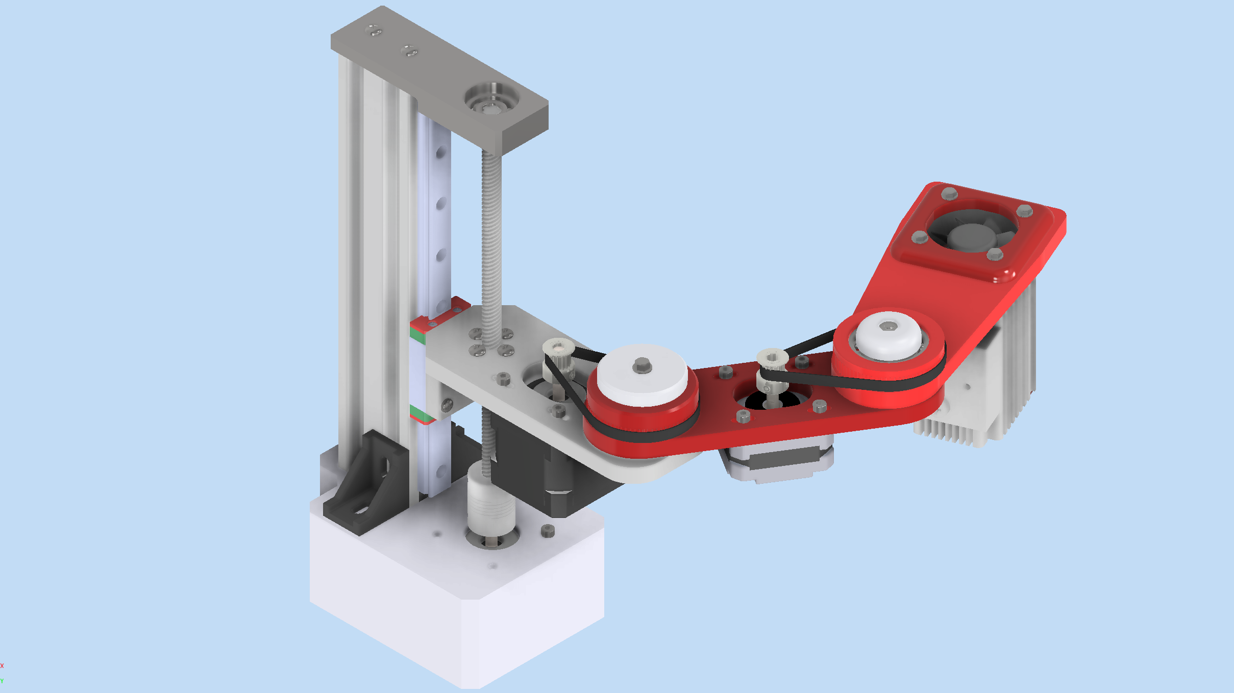 多轴机械臂结构 Scara laser engraver