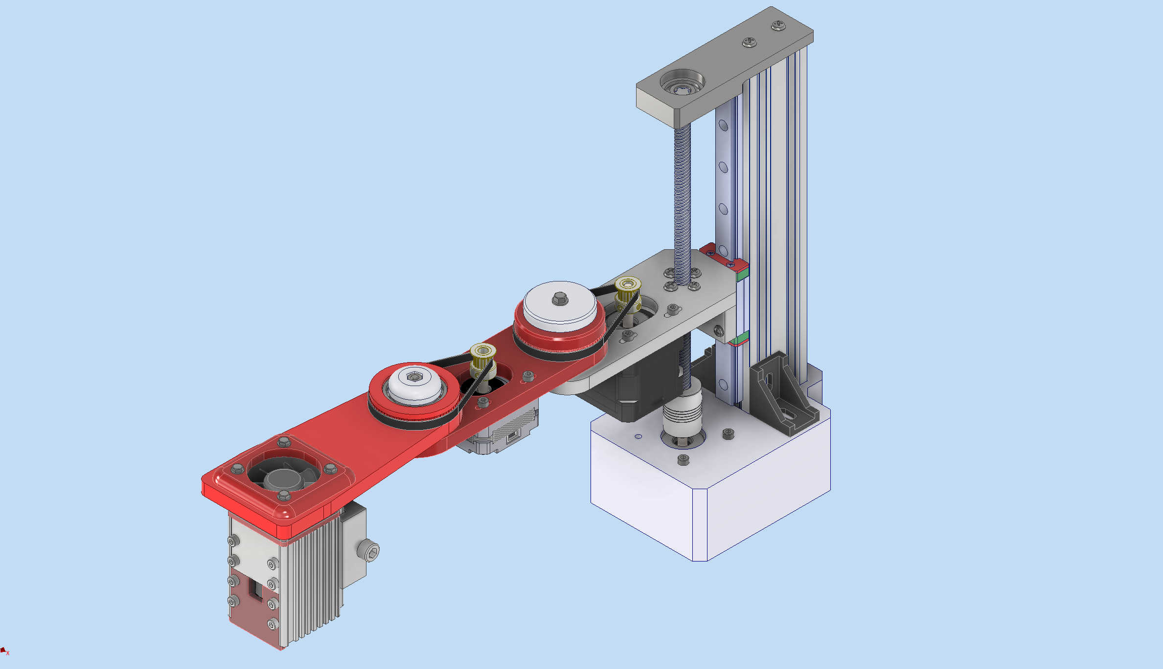 多轴机械臂结构 Scara laser engraver