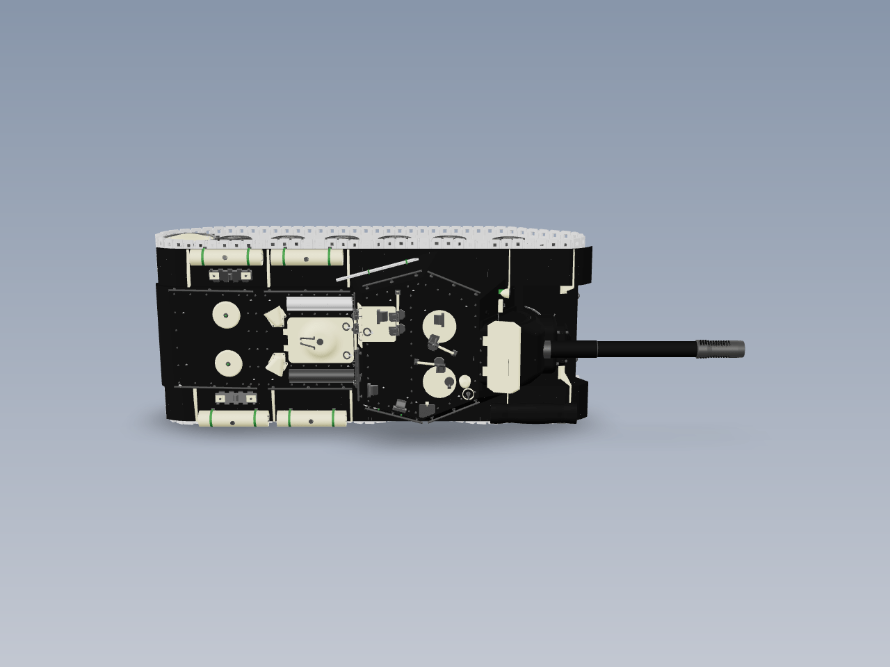 SU-152自行火炮坦克模型