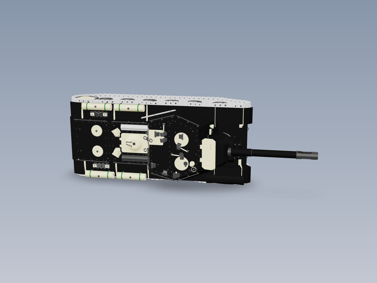 SU-152自行火炮坦克模型