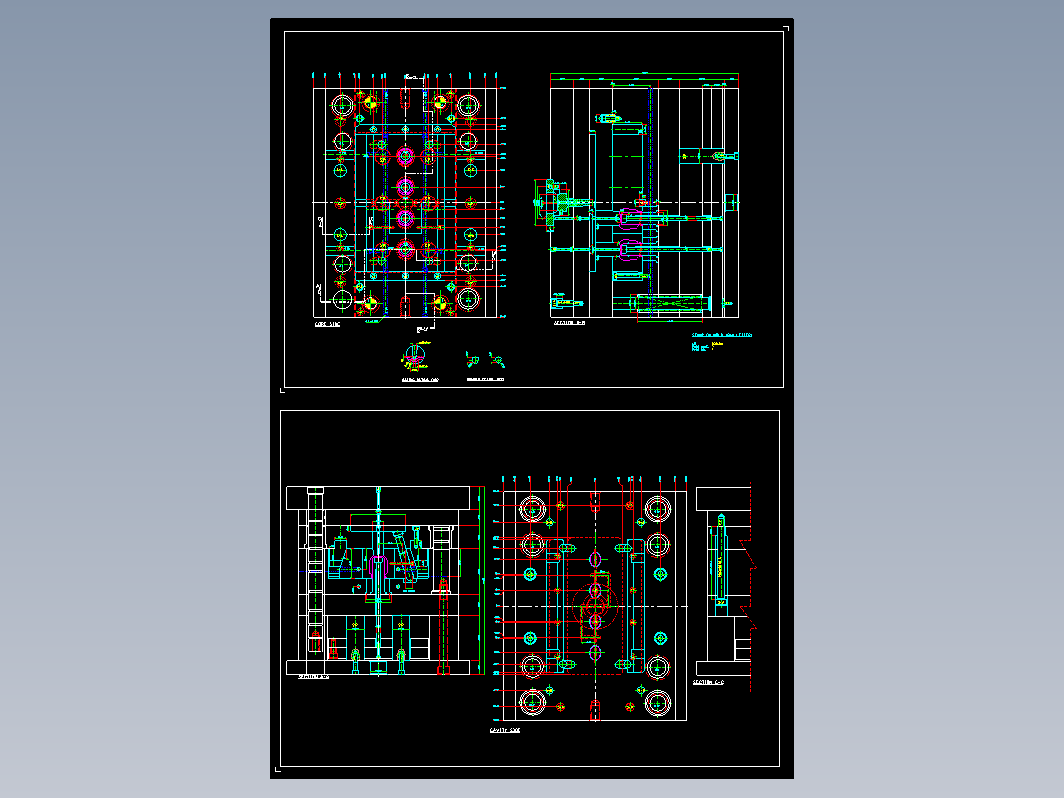 模具结构图—070大头顶