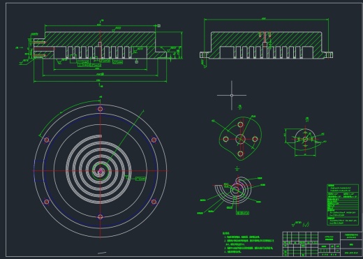 涡旋空气压缩机及核心零件工艺规程设计CAD+说明书缩略图