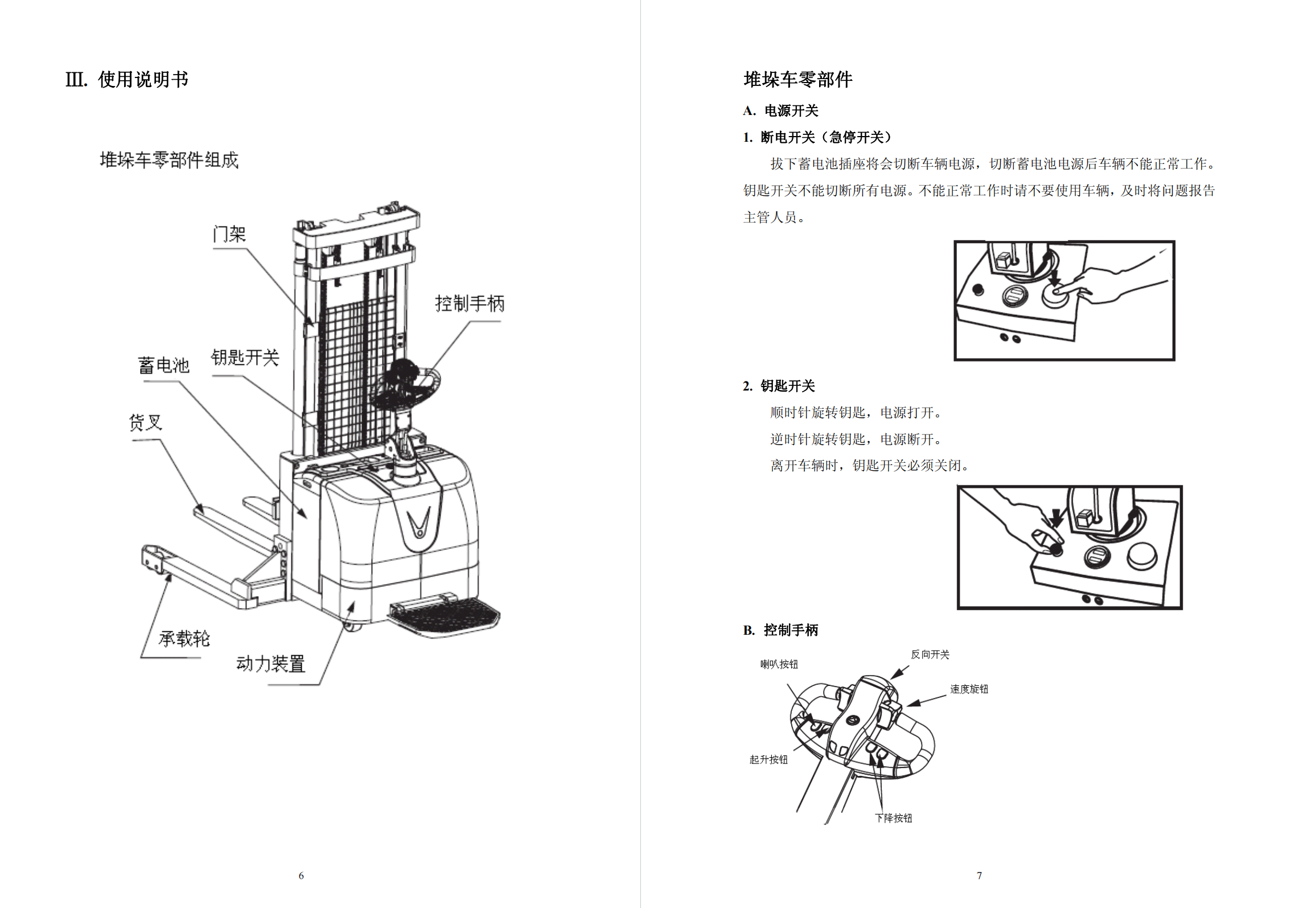 电动叉车设计图