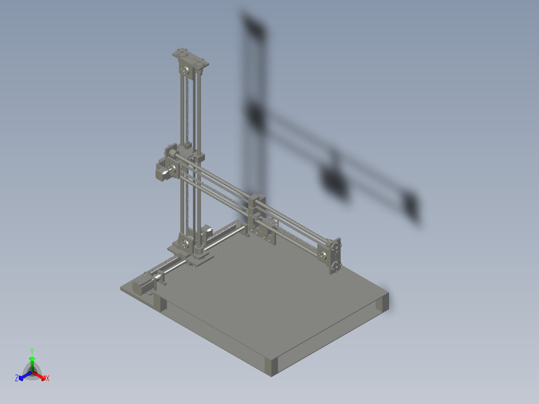 3D打印机三维Step无参+CAD+说明书