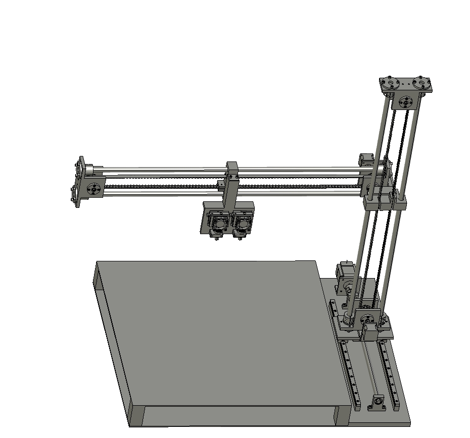 3D打印机三维Step无参+CAD+说明书