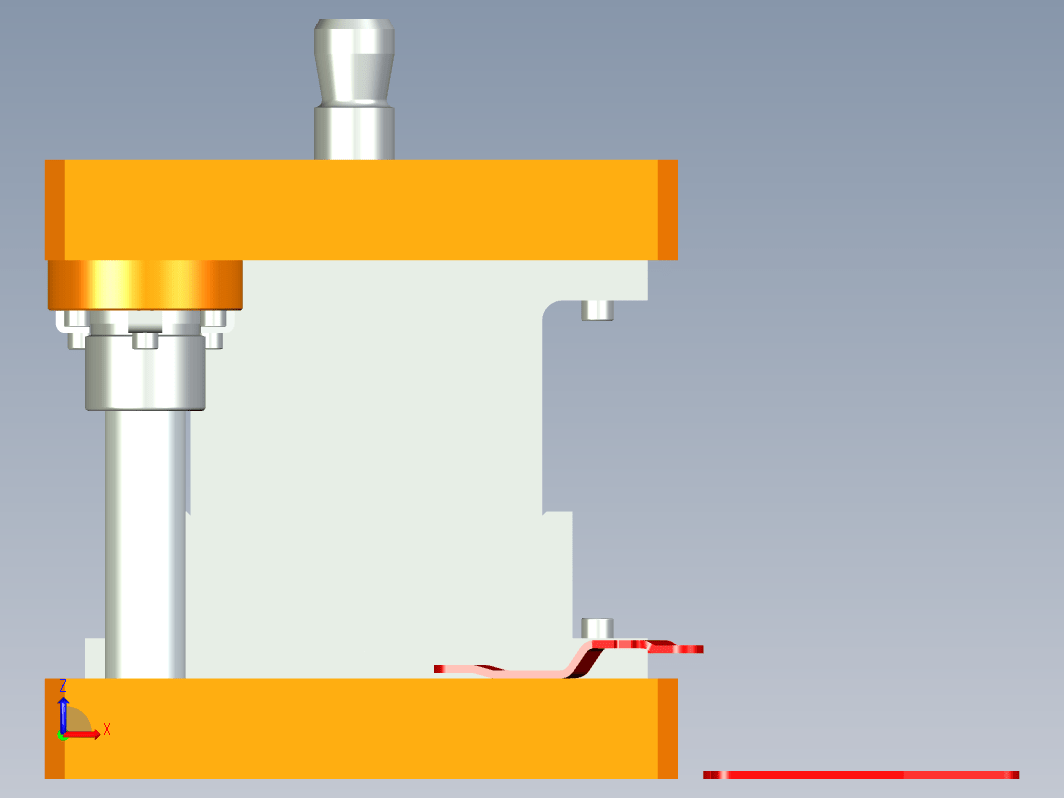 冲压模具 die-bending-and-punching STP IGS STL