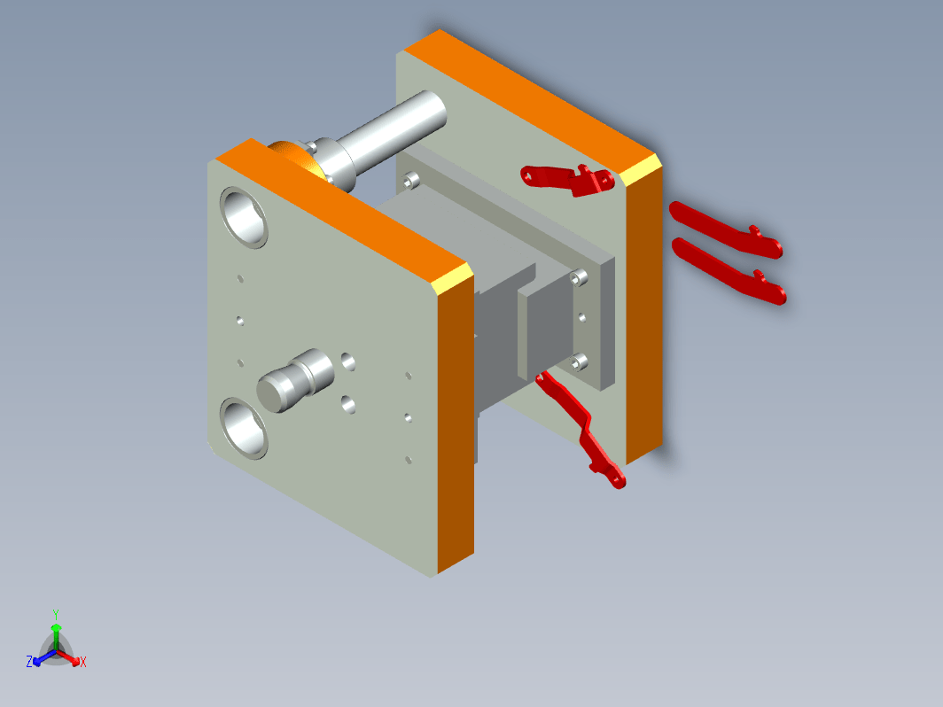 冲压模具 die-bending-and-punching STP IGS STL