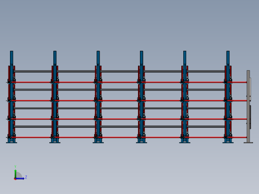 伸缩管材货架缩略图