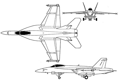 Boeing FA-18EF Super Hornet战斗机