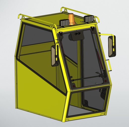 cabin for crane起重机舱结构缩略图