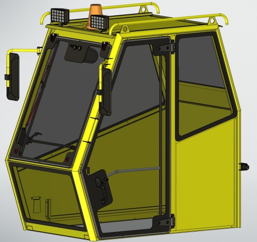cabin for crane起重机舱结构缩略图