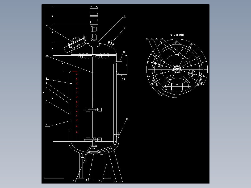 年产一万吨的苏氨酸工厂设计CAD+说明