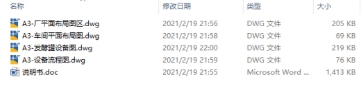 年产一万吨的苏氨酸工厂设计CAD+说明缩略图