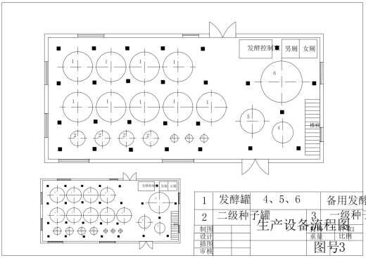 年产一万吨的苏氨酸工厂设计CAD+说明缩略图