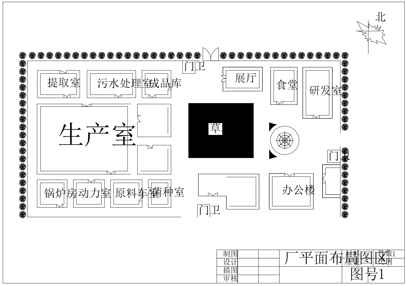 年产一万吨的苏氨酸工厂设计CAD+说明