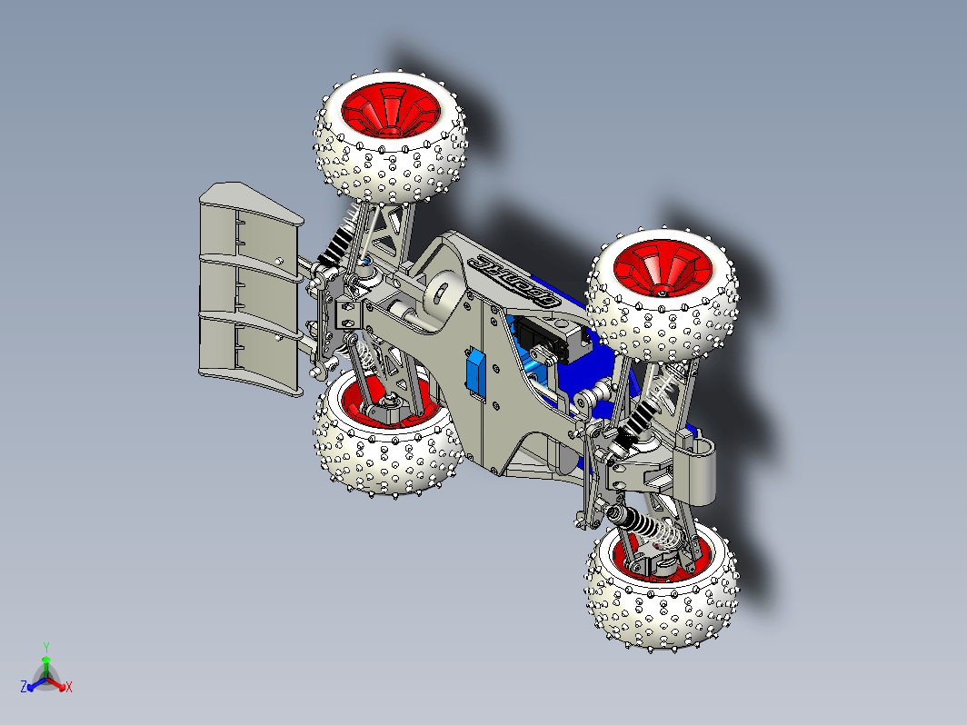 OpenRC 1_10 Truggy四驱车图纸