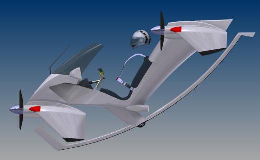 单座飞行器 Flying quad bike