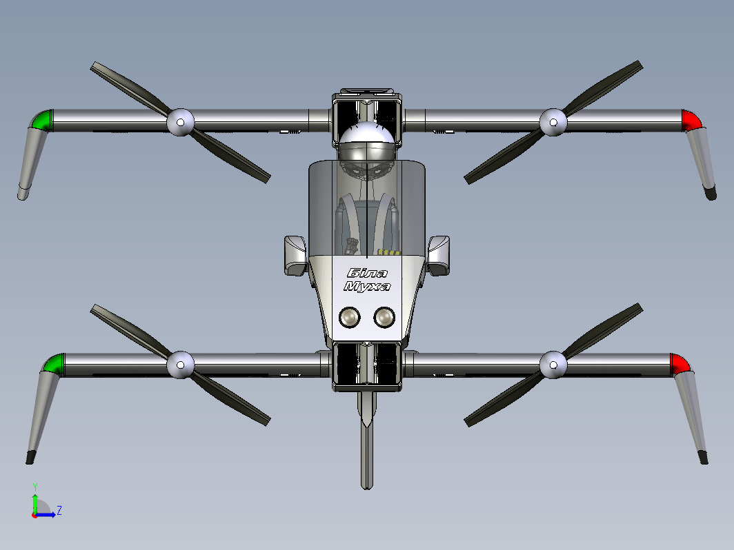 单座飞行器 Flying quad bike