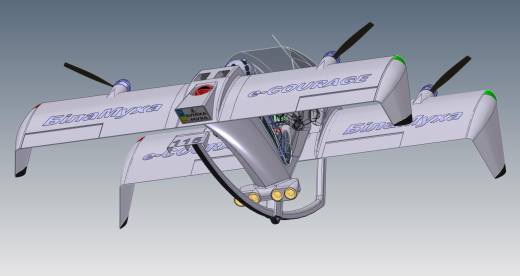 单座飞行器 Flying quad bike缩略图