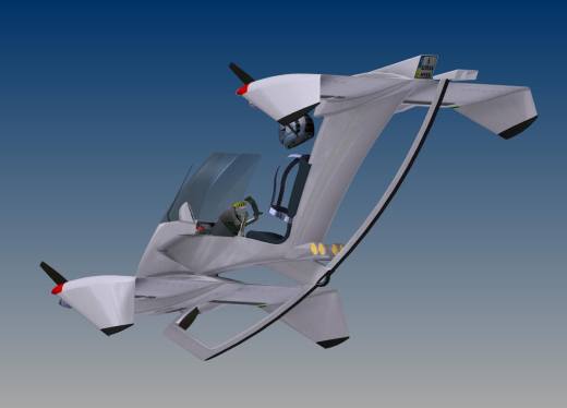单座飞行器 Flying quad bike缩略图