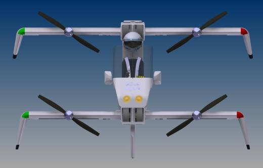 单座飞行器 Flying quad bike缩略图