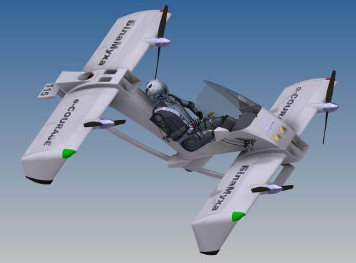 单座飞行器 Flying quad bike缩略图