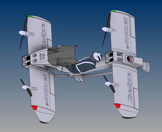 单座飞行器 Flying quad bike缩略图