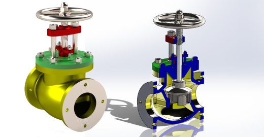 截止阀结构 Stop Valve Assembly