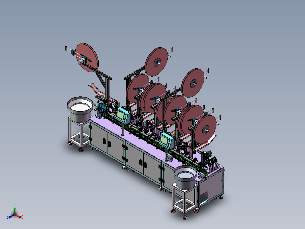 圆件连接器插PIN自动机