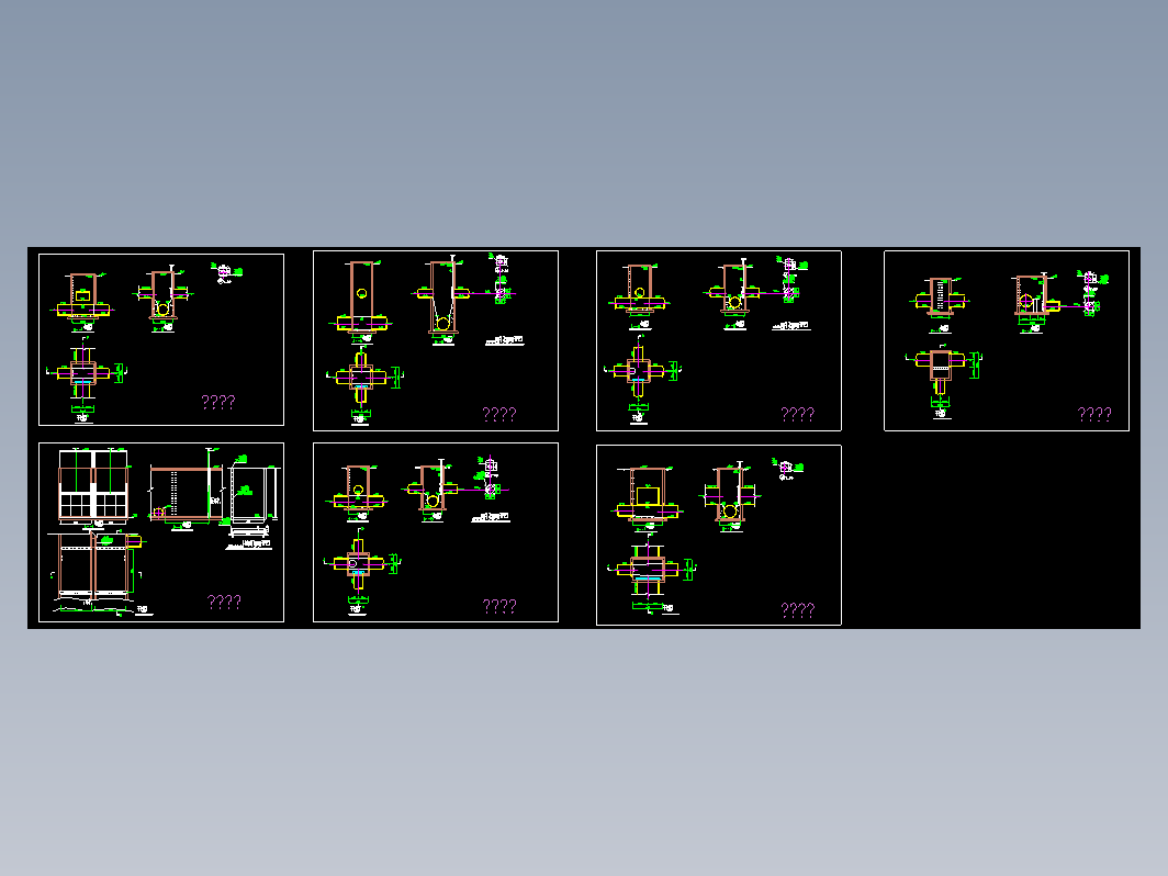 常见截流井大样图（共7张图纸）