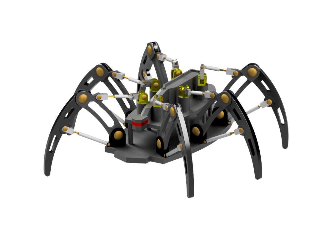 六足机械蜘蛛造型