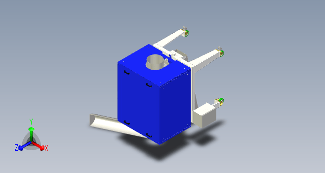 F0003-圆筒离心分离器脱水机模型