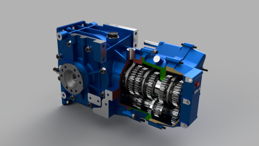 Hewland LD200齿轮箱内部结构