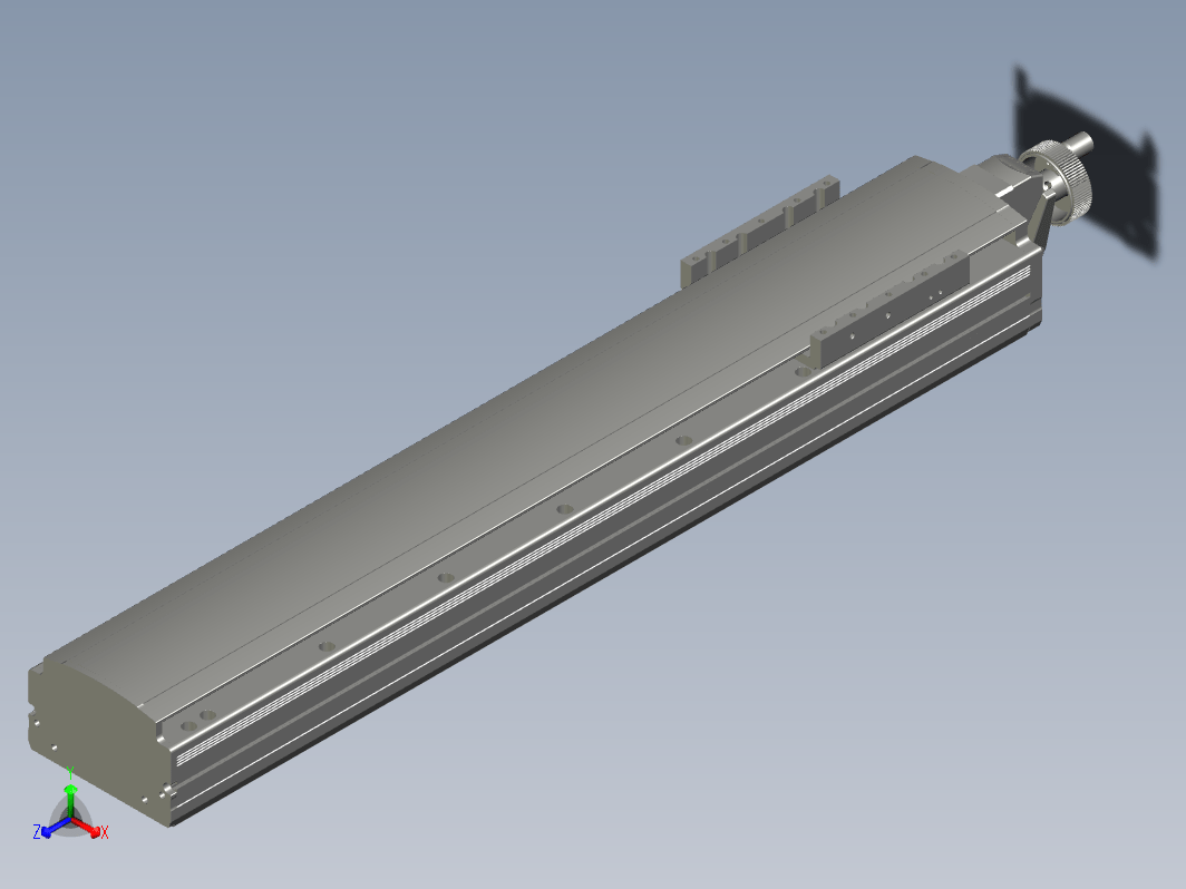 MT120BS-L500 直线模组 滑台模型.MT120BS.L10.500.手轮.3D