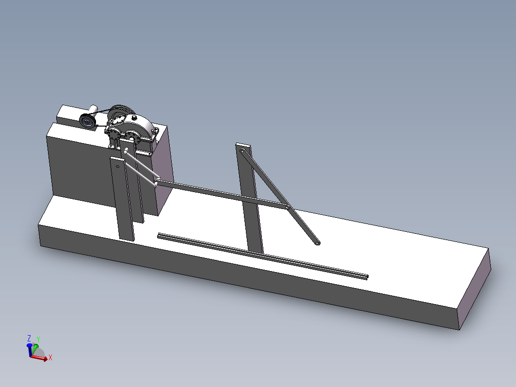 摇摆式输送机三维SW2018带参+CAD+说明书