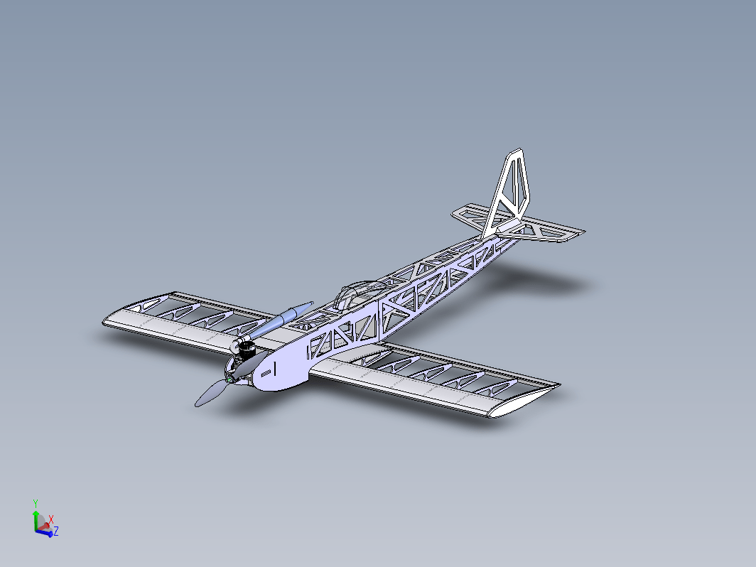 遥控航模结构 THUNDERBROL RC Plane