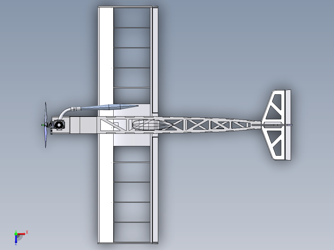 遥控航模结构 THUNDERBROL RC Plane