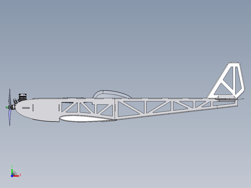遥控航模结构 THUNDERBROL RC Plane