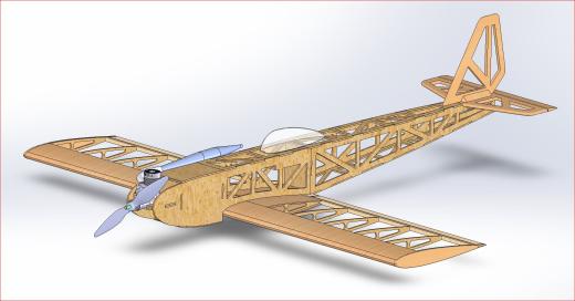 遥控航模结构 THUNDERBROL RC Plane