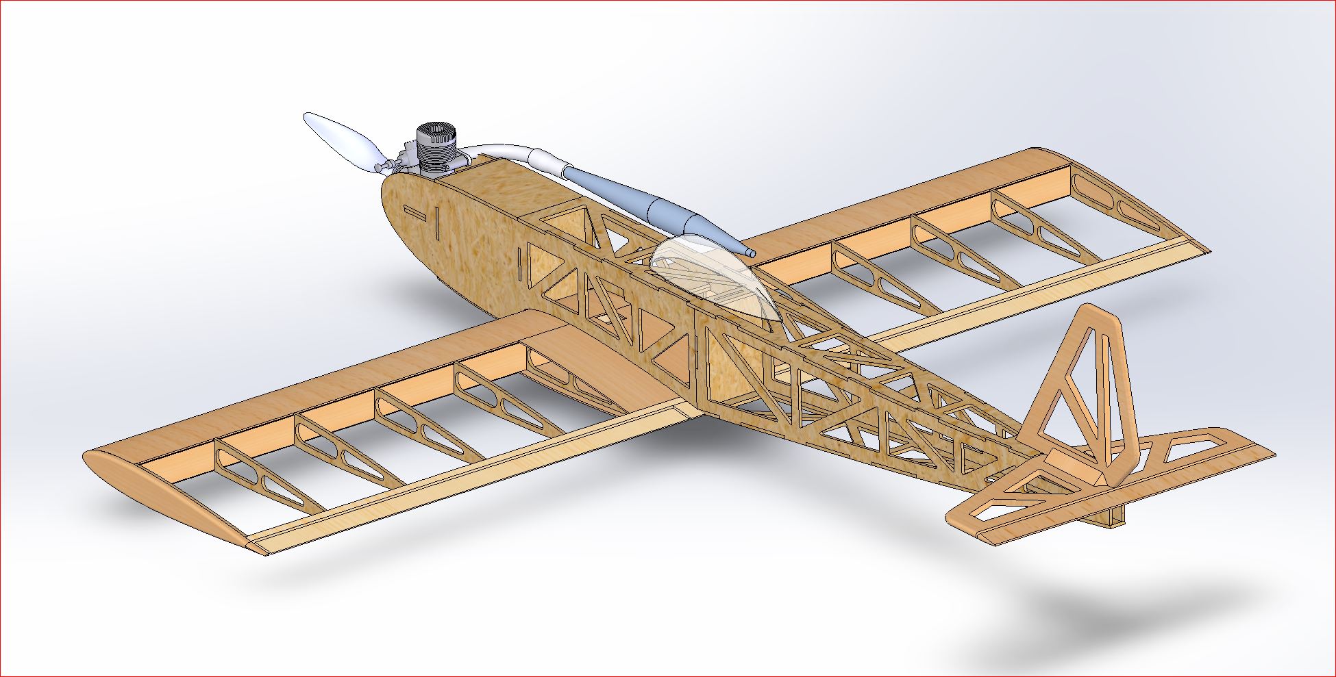 遥控航模结构 THUNDERBROL RC Plane