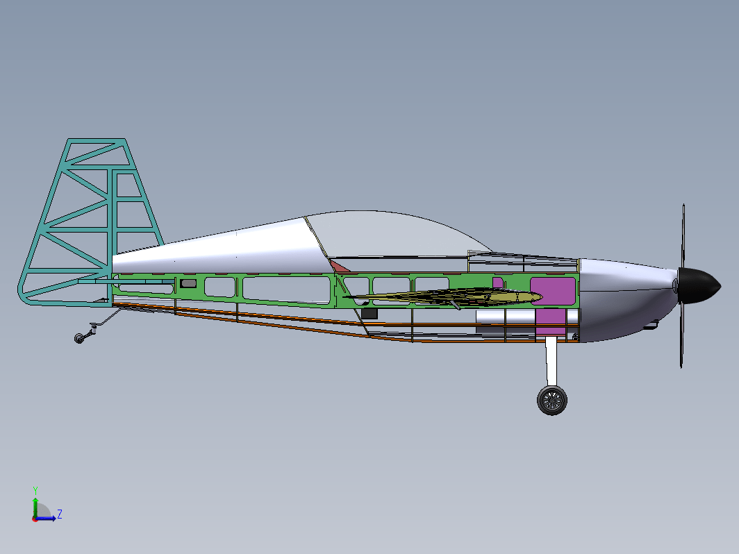 固定翼航模飞机 20cc EDGE 540T