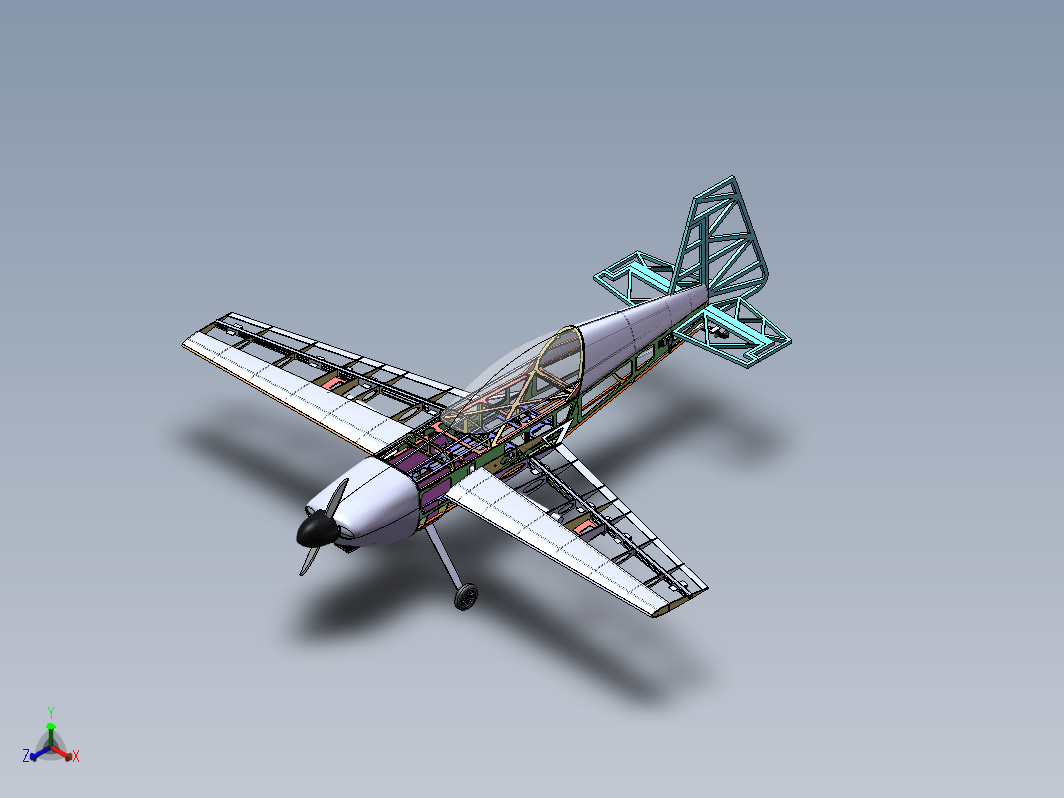 固定翼航模飞机 20cc EDGE 540T