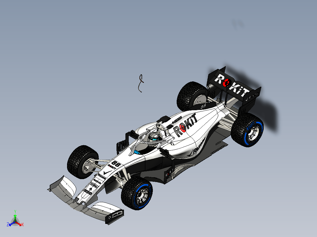 Williams FW42方程式赛车模型