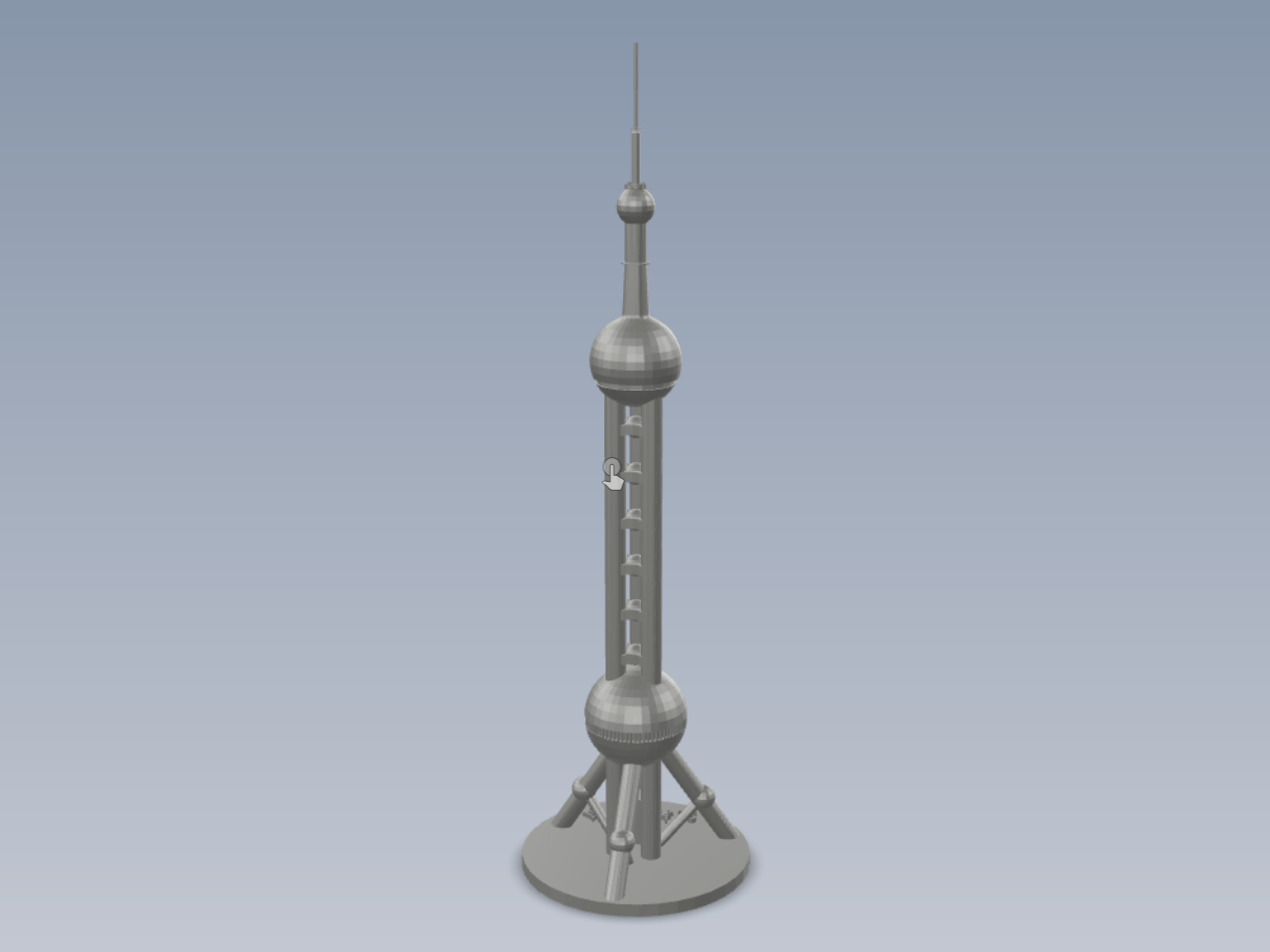 上海东方明珠塔模型