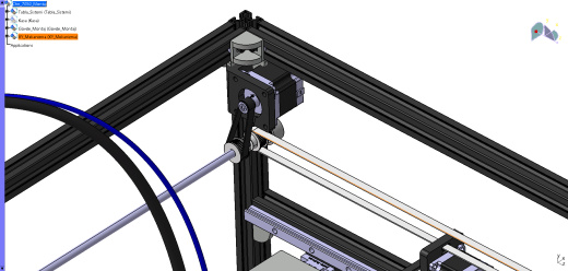 chn 700x500x500mm 3D打印机结构