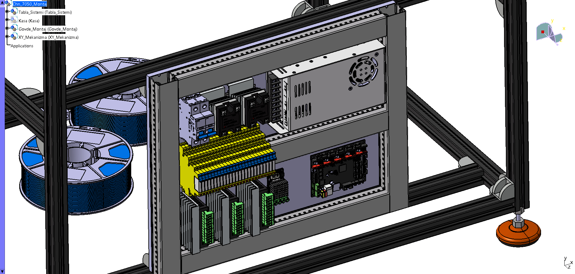 chn 700x500x500mm 3D打印机结构