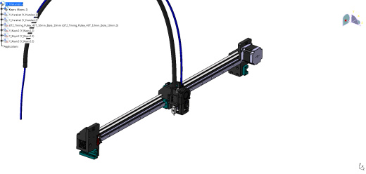 chn 700x500x500mm 3D打印机结构缩略图