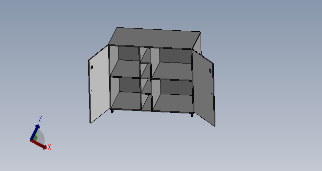 K9831-木制家庭工具柜