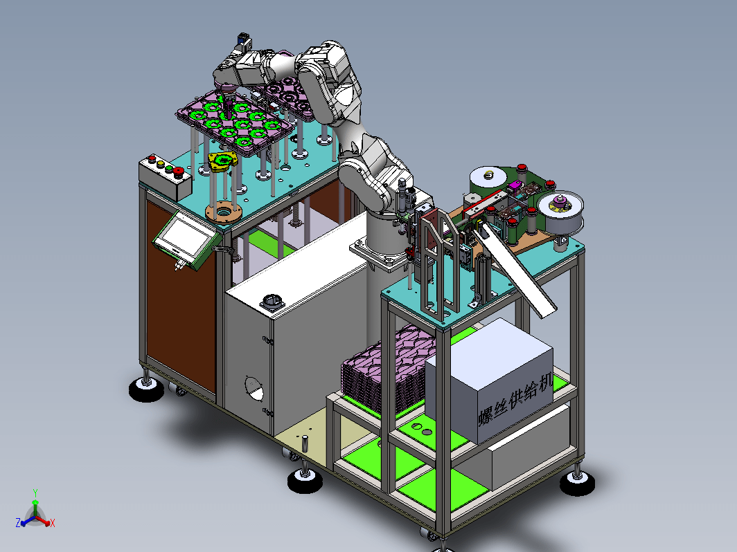 PCB板支架自动组装机