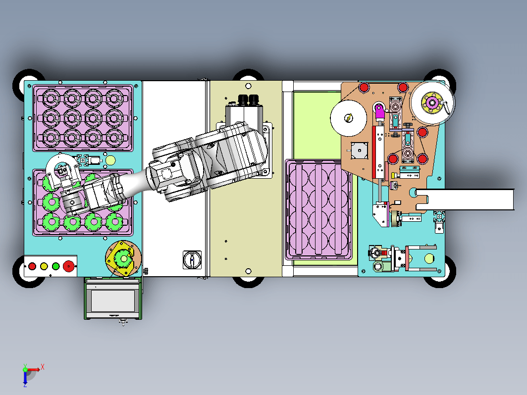 PCB板支架自动组装机